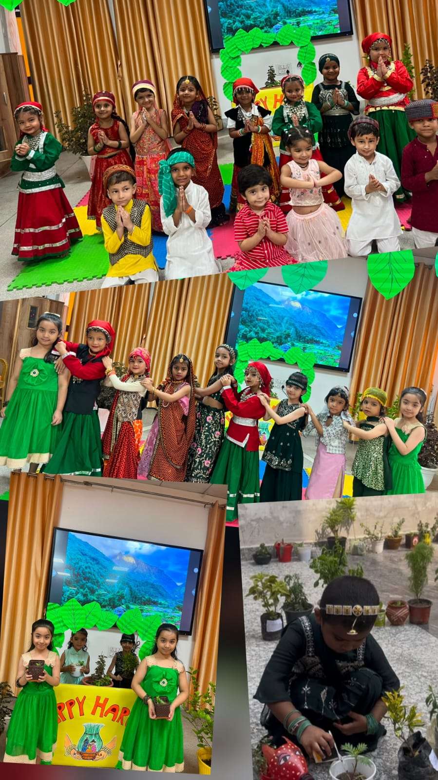 हरेला पर्व पर शिवडेल स्कूल एवं स्ववेद प्ले ग्रुप में पौधारोपण कर दिया पर्यावरण संरक्षण का संदेश।